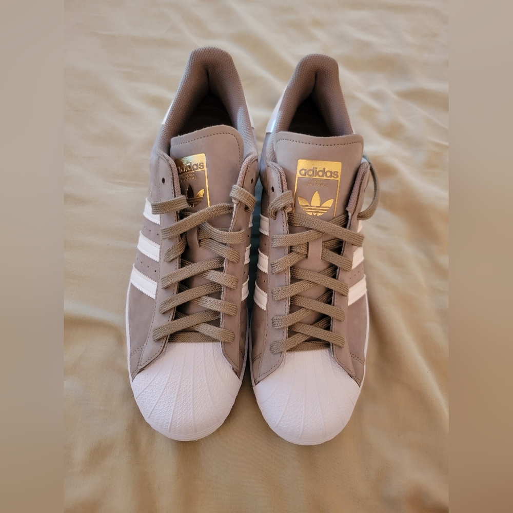 Adidas Superstar Sneakers Sage/White - Size 13